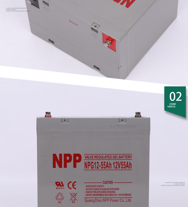 NPP耐普NPG12-55Ah铅酸免维护胶体蓄电池12V55AH NPP耐普NPG12-55Ah铅酸免维护胶体蓄电池12V55AH